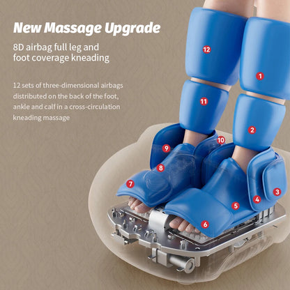 Smart 2-in-1 Foot & Leg Massager